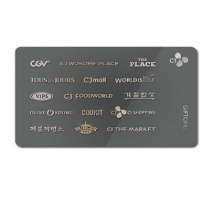 CJ기프트카드 1만원권 (올리브영, 빕스, 뚜레쥬르, CGV, 메가커피)